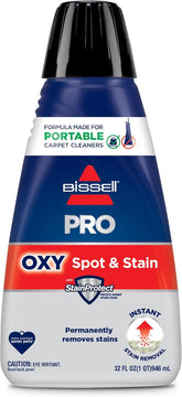 Bissell Professional Spot and Stain + Oxy Portable Machine Formula, 32 oz