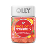 OLLY Balanced Belly Gummy Supplements - Peachy Peach - Supports Digestive Health - 30 Count