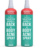 Salicylic Acid Back & Body Acne Spray 4 fl oz 2-Pack