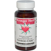 Kroeger Herb Thyroid Care Supplement - 100 Capsules for Metabolic Support