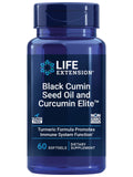 Life Extension Black Cumin Seed Oil & Curcumin Elite Turmeric Extract - 60 Softgels for Joint & Immune Support