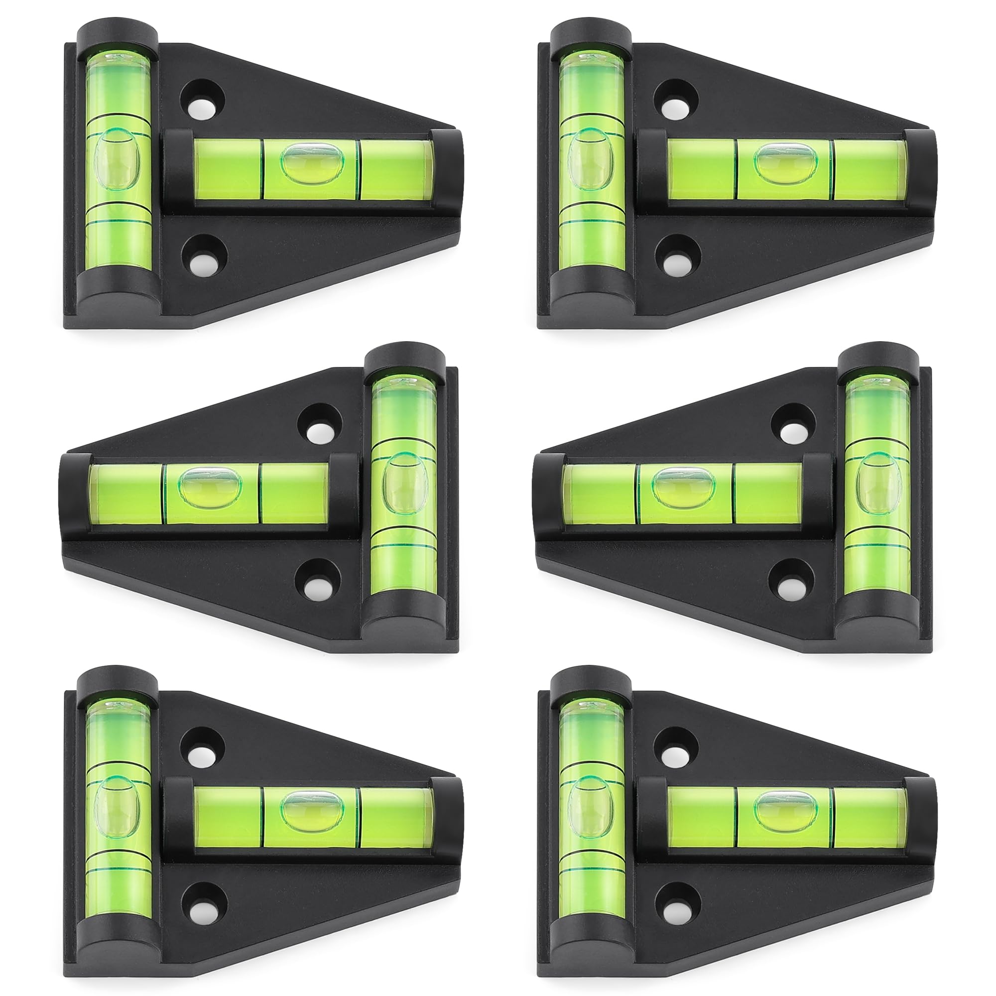 6Pcs T Type RV Levelers - Adjustable Camper and RV Leveling Tools Set