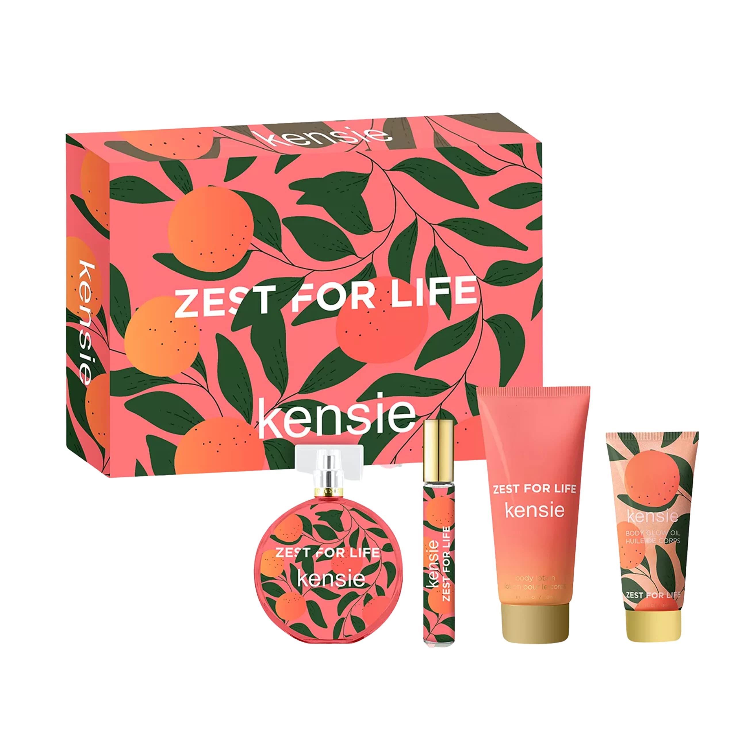 Kensie Zest for Life 4 Piece Gift Set EDP - 3.4oz
