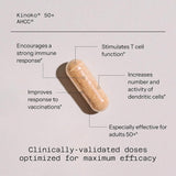 Quality of Life AHCC 50+ Featuring AHCC and Lac-Shield for Immune Support