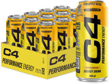 C4 Performance Energy Drink – Pineapple Head – 500ml (12 Pack) | Sugar-Free, 160mg Caffeine, Focus & Endurance