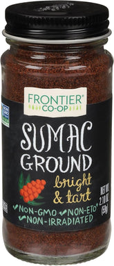 Organic Ground Sumac Spice - Frontier Co-op, 2.1oz Tangy Middle Eastern Essential