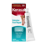 Kerasal Intensive Foot Repair - Deeply Moisturizes with Visible Results in 1 Day - 1 Ounce