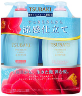 Tsubaki Premium Cool & Repair Shampoo & Conditioner Set - 450ml x 2 | Deep Repair & Refreshing Cooling