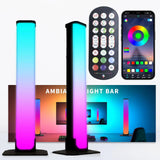 LinJie Smart LED Light Bars (2 Pcs) - Gaming & TV Ambient Backlight with Bluetooth Music Sync