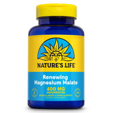 Nature's Life Magnesium Malate 100 Tablets (200mg) - Energy & Muscle Support