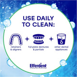Efferdent Deep Clean Retainer & Denture Tablets - Minty Fresh, 90 Ct