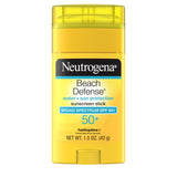 Neutrogena Beach Defense Sunscreen Stick SPF 50+ - Broad Spectrum UVA/UVB Protection, Water-Resistant, Travel-Friendly, 1.5 oz (42 g)
