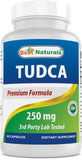 Best Naturals TUDCA 250mg (Tauroursodeoxycolic Acid) - 60 Veggie Capsules