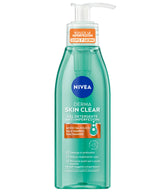 NIVEA Derma Skin Clear Anti-Blemish Face Cleansing Gel - 150ml with Salicylic Acid, Sea Salt & Niacinamide