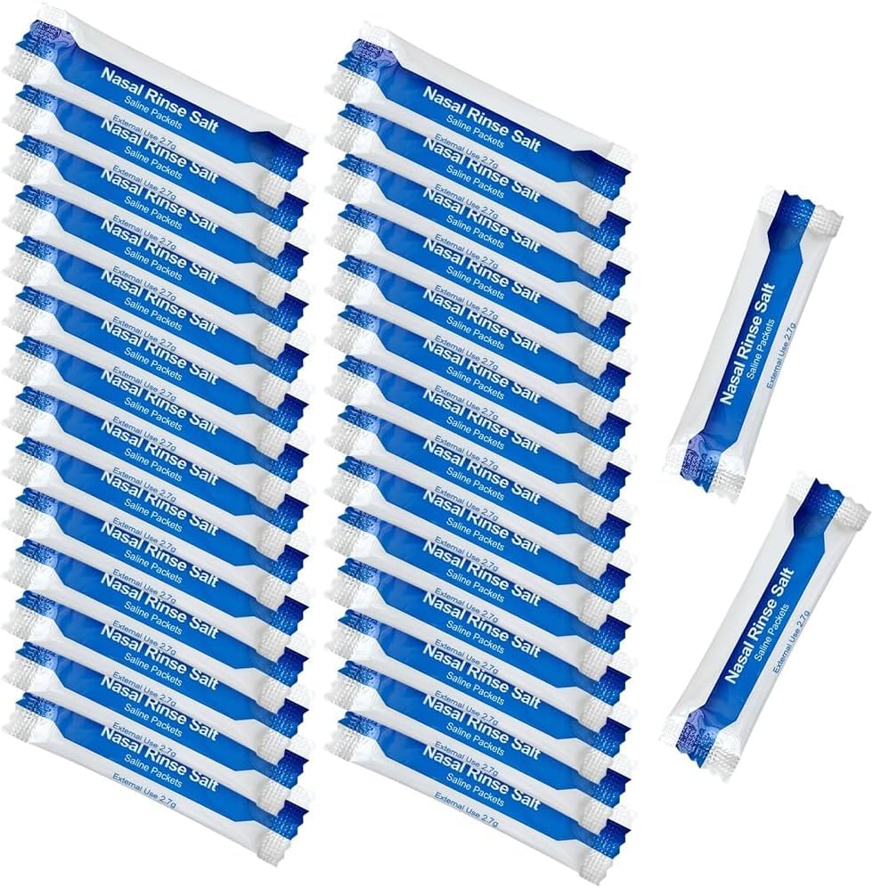 Nasal Wash Salt Refill Packets - Allergic Rhinitis & Sinus Relief (30x 2.7g)