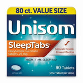 Unisom SleepTabs Nighttime Sleep-Aid Tablets, 80 Count (2 Pack)