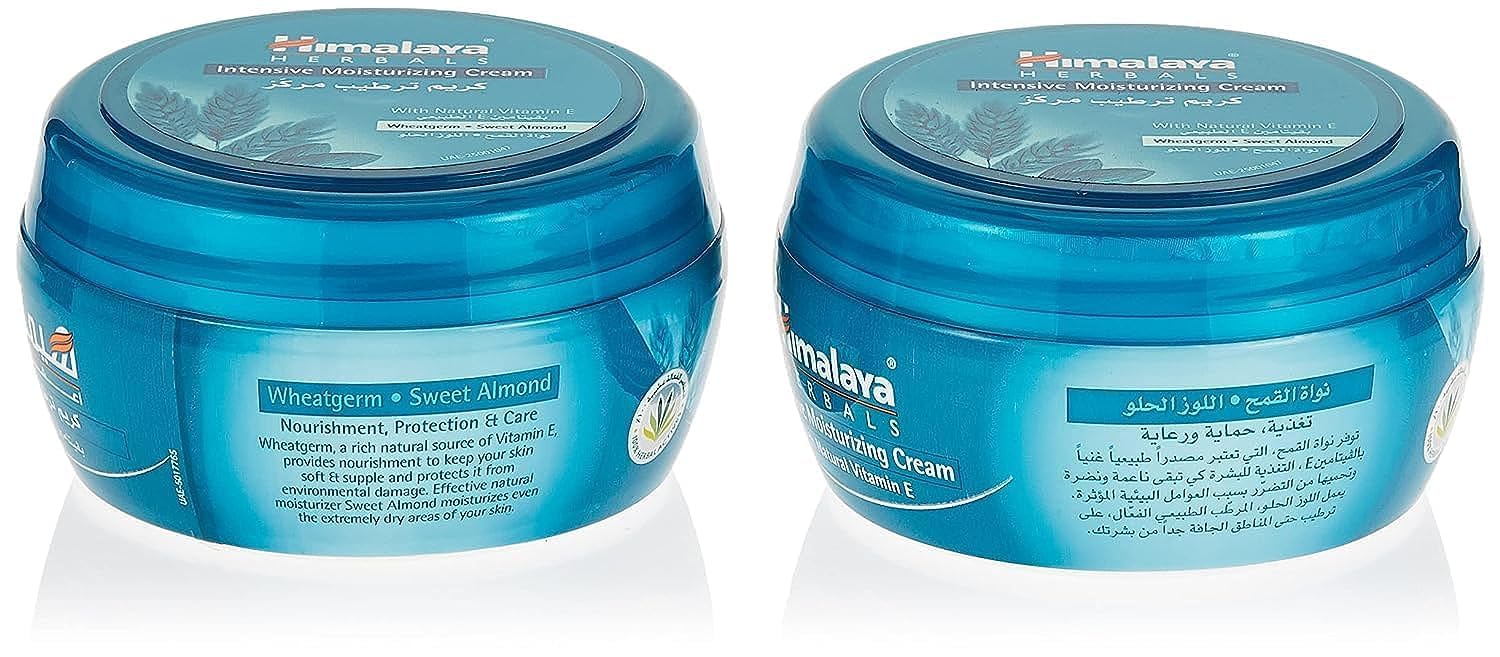 Himalaya Intensive Moisturizing Body Cream 300ml (2x150ml) - Deep Hydration for Dry Skin