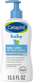 Cetaphil Baby Daily Lotion, Face & Body, 24H Hydration, 13.5 Oz
