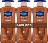 Vaseline Intensive Care Cocoa Radiant Body Lotion - 3 x 400ml