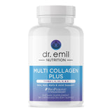 Multi Collagen Complex Capsules (Types I, II, III, V & X) - Grass-Fed Peptides (90 Caps)
