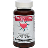 Kroeger Herb Olive Leaf Extract Capsules | 100 Count for Immune Support