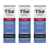 Neutrogena T/SAL Therapeutic Scalp Shampoo - 3% Salicylic Acid for Scalp Build-Up Control - 6 x 4.5 fl. oz