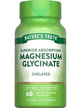 Nature's Truth Magnesium Glycinate 665mg - 60 Capsules - High Absorption Chelated Formula - Non-GMO & Gluten Free