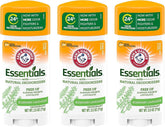 ARM & HAMMER Essentials Natural Deodorant, Fresh - 2.5 oz, 3 Pack - Aluminum-Free
