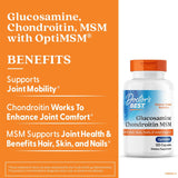 Doctor's Best Glucosamine Chondroitin MSM - Joint Support, 360 Veggie Caps