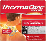 ThermaCare HeatWraps for Neck, Shoulder & Wrist Pain Relief - Advanced Heat Therapy