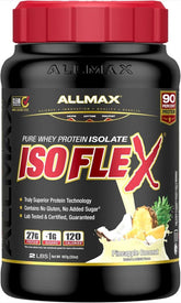 ALLMAX, ISOFLEX®, Pure Whey Protein Isolate, Pineapple Coconut, 2 lbs (907 g)