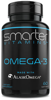 SmarterVitamins Triple Strength Omega 3 Fish Oil (2000mg) - Strawberry Flavor