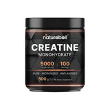 NatureBell Instant Creatine Monohydrate Powder 500g - Unflavored, Micronized, Keto & Vegan Friendly