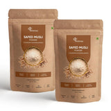 Herbal Max Safed Musli Powder - Pure White Musli for Energy & Vitality, 200g Pack of 2