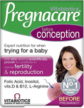Centrum Vitabiotics Pregnacare Conception Tablets | Pack of 30 | Original UK Made | Prenatal Vitamins for Women