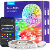 Govee RGBIC LED Strip Lights 16.4FT Bluetooth Color Changing Smart Light with Segmented Control & Music Sync for Bedroom, Kitchen, Party Decor