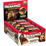 ALLMAX, Hexapro™, Protein Bar, Chocolate Chip Cookie Dough, 12 Bars, 1.9 oz (54 g) Each