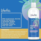 Life-flo Lavender Magnesium Bath Soak - Relaxing & Soothing Bath Oil