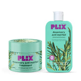 PLIX THE PLANT FIX Rosemary Shampoo and Hair Mask for Damaged Hair Repair