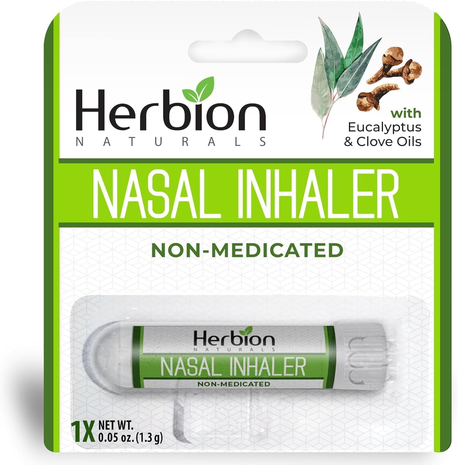 Herbion Naturals Non-Medicated Nasal Inhaler - Fast Congestion Relief
