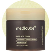 Medicube Deep Vita C Pad - Dark Spot & Pigmentation Wiping Care with 500,000PPM Vitamin Water - Korean Skincare (70 Pads)