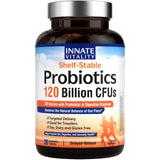Innate Vitality 3-in-1 Probiotic – 120 Billion CFU with 34 Strains
