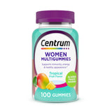 Centrum Women's Multivitamin Gummies - Tropical Fruit Flavor, 100 Count (50 Day Supply) - Essential Vitamins for Women's Health