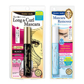 KISSME E MAKE Mascara Duo Set - Long & Curl Up Waterproof Mascara + Gentle Eye Makeup Remover