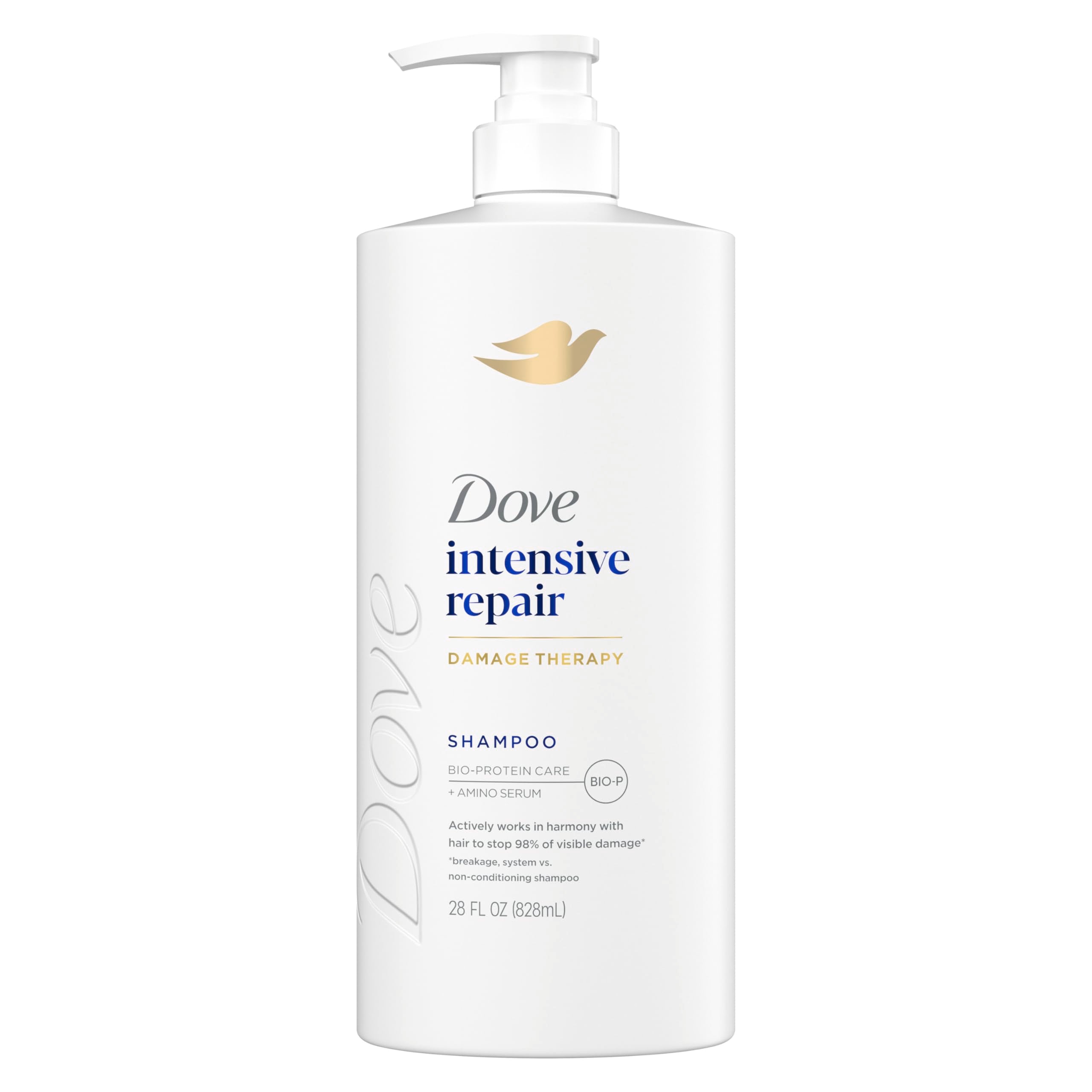 Dove Intensive Repair Shampoo - 28 fl oz | Bio-Protein & Amino Serum for Damaged Hair