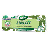Dabur Herb'l Natural Toothpaste with Neem for Gum Care (150g)