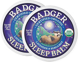 Badger Sleep Balm 2-Pack - Lavender & Bergamot - Natural Sleep Aid
