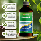 Best Naturals Neem Oil 100% Pure Cold Pressed for Skin, Hair & Garden 16 fl oz