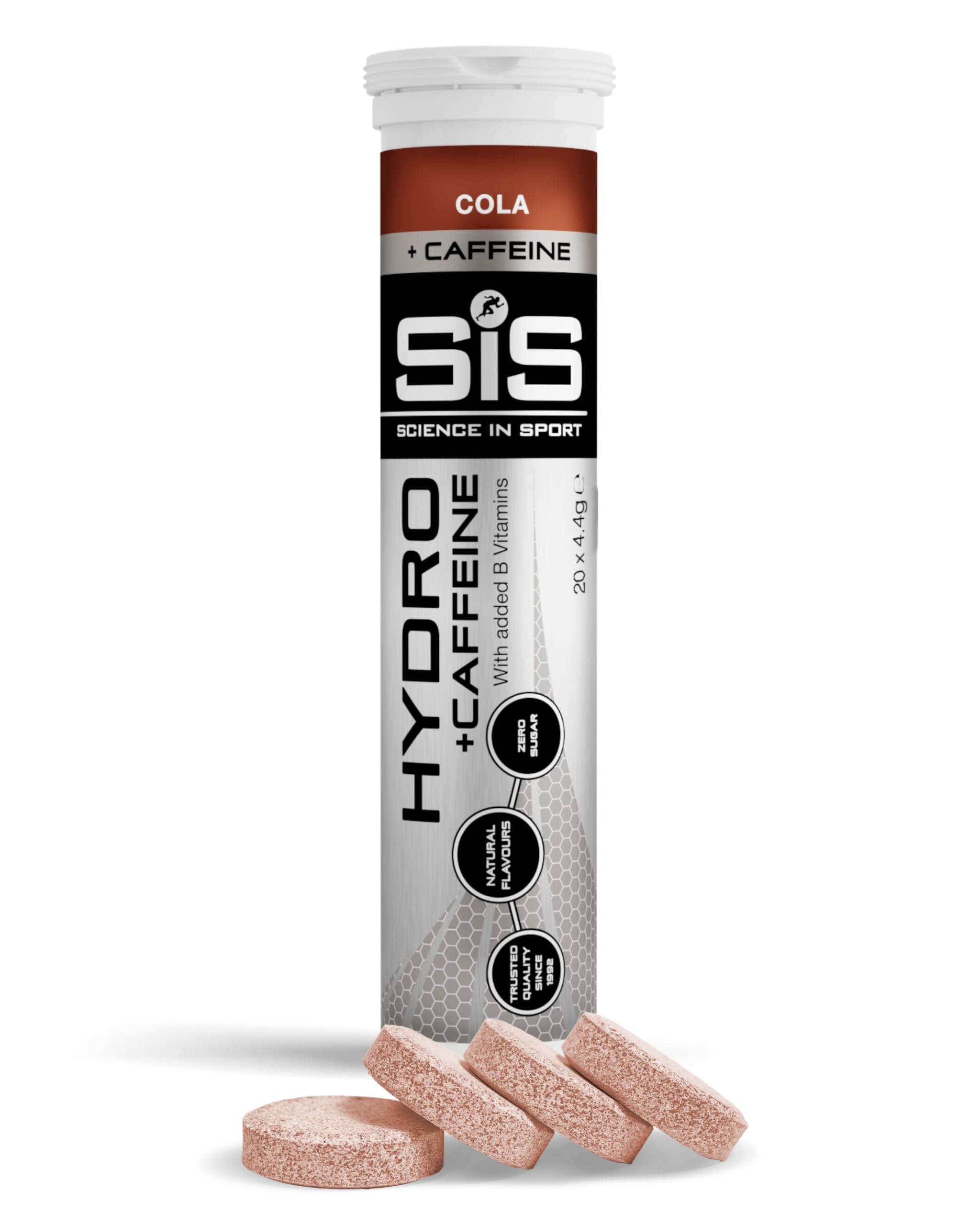 SiS GO Hydro Electrolyte Tablets - HYDRO + CAFE Flavor (20 Count)