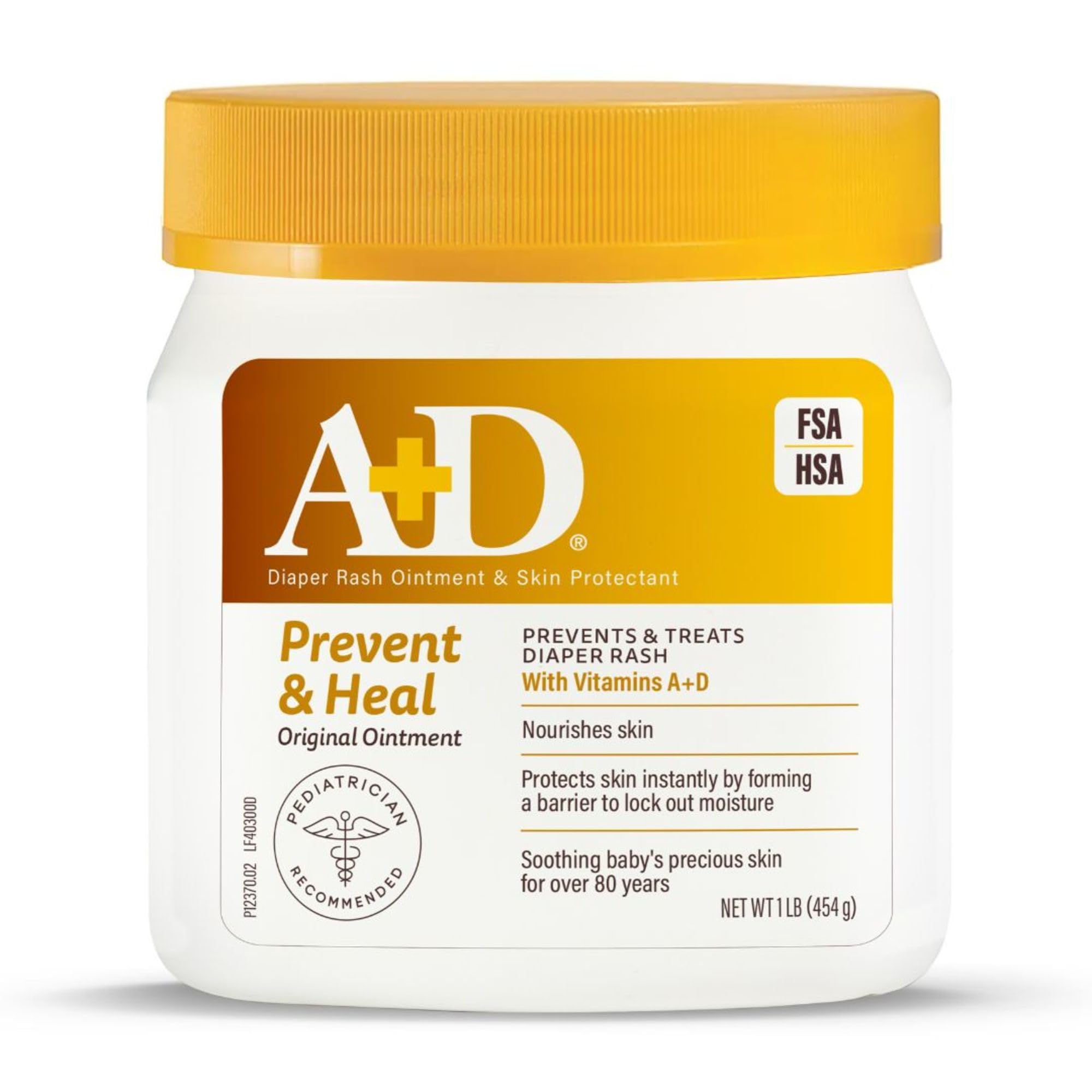 A+D Original Diaper Rash Ointment - Lanolin & Petrolatum Formula